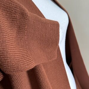 NWT - Lululemon Merino Wool-Blend Ribbed Long Wrap Sweater | Roasted Brown